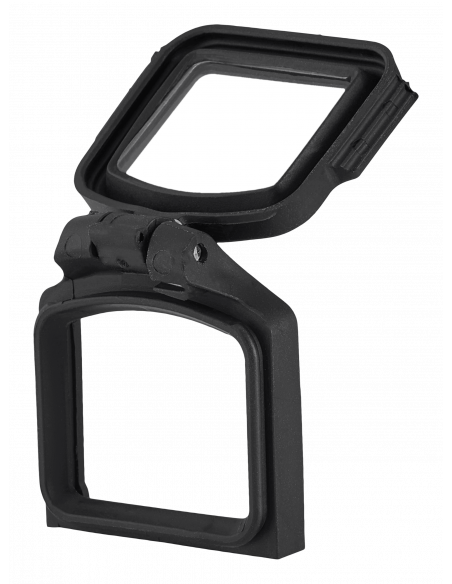 Linsskydd, Flip-up, Fram, Transparent. (Acro C-2)