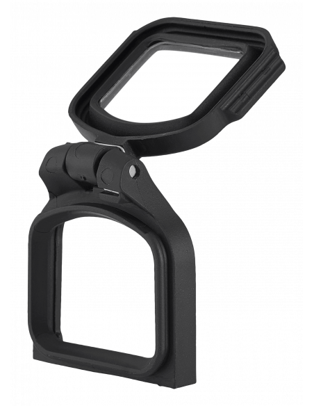 Linsskydd, Flip-up, Bak, Transparent. (Acro C-2)