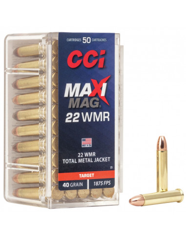 CCI 22WMR Maxi-Mag TMJ 40gr/2,59g