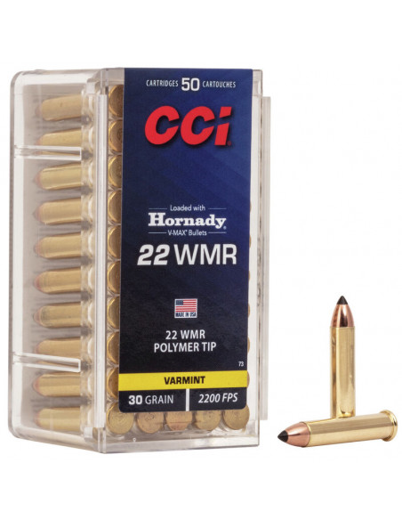 CCI 22WMR V-Max Polymer Tip 30gr