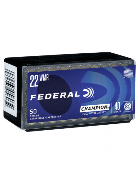 Federal 22WMR 40gr FMJ
