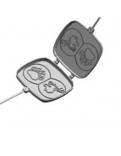 Dubbelt Smörgåsjärn i aluminium