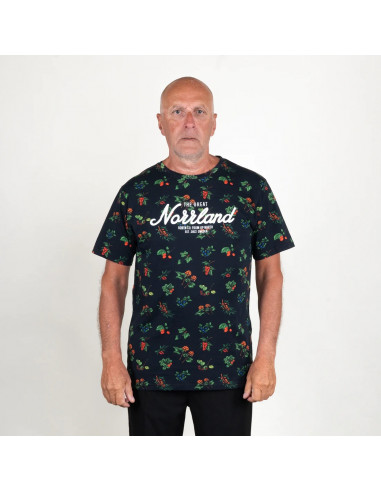 GREAT NORRLAND T-SHIRT - BERRY BLACK