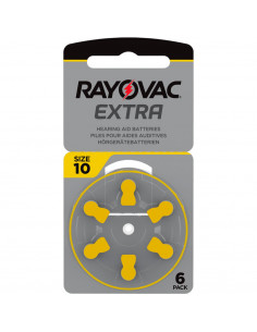 Hörapparats-batterier 10/A10/P10