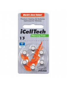 Hörapparats-batterier 13 PR48 2