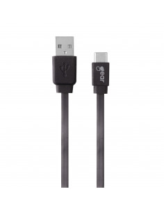 Laddare 12-24V  2xUSB + USB-C Kabel 1m 2