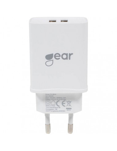 Laddare 12-24V 2xUSB + MicroUSB Kabel 1m