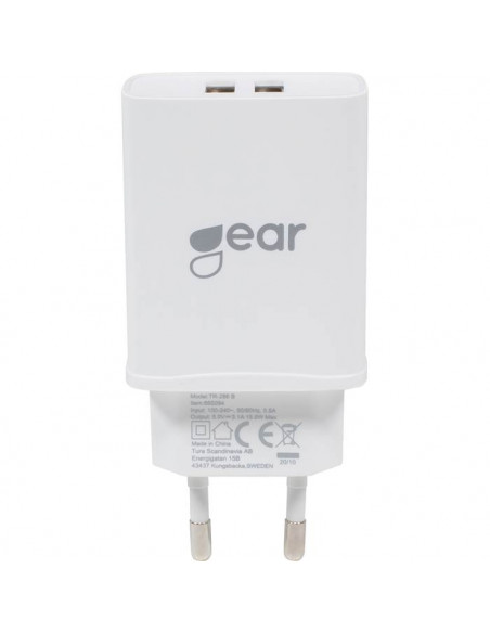 Laddare 12-24V 2xUSB + MicroUSB Kabel 1m