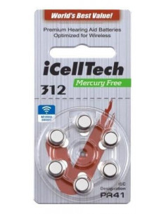 HÖRAPPARATS-BATTERIER 312 PR41 2