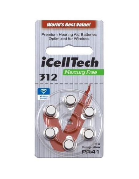 HÖRAPPARATS-BATTERIER 312 PR41