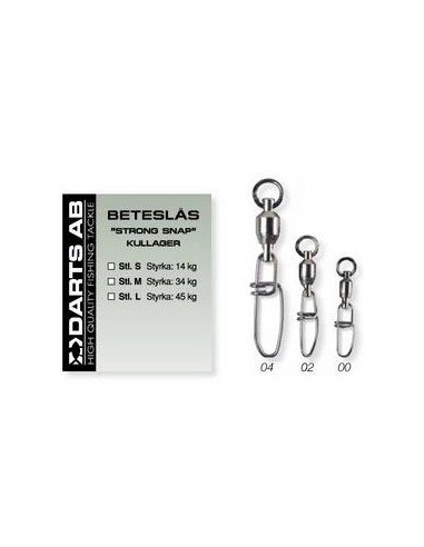 Beteslås STRONG SNAP+KULLAGEr