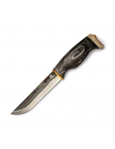 Björn kniv (Kolstål, svart)