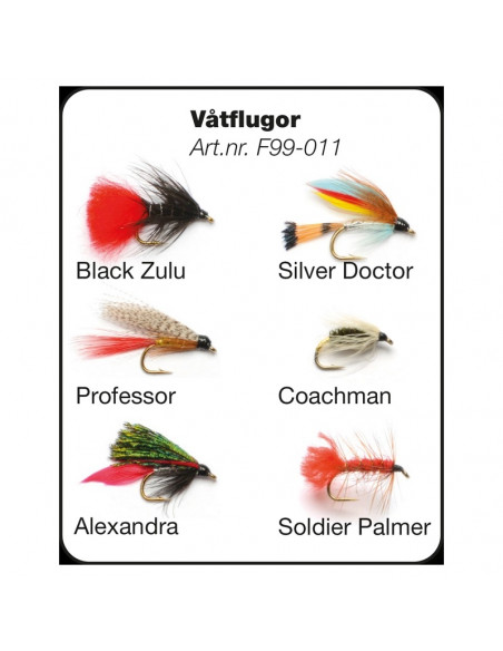 FLUGKAST - Våtflugor