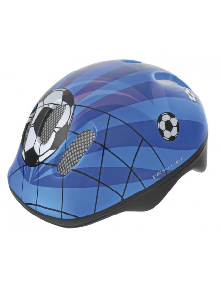 Hjälm med fotbollar