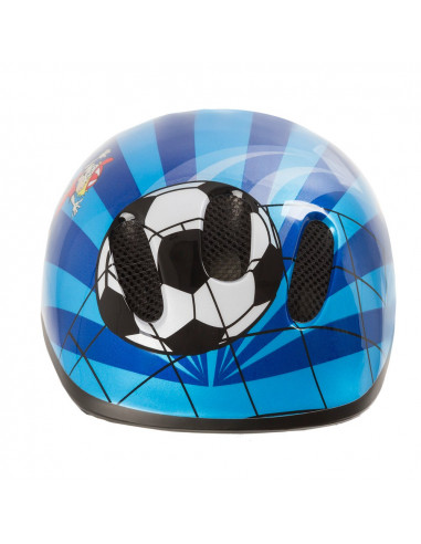 Hjälm med fotbollar