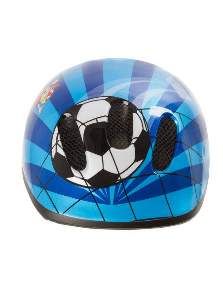 Hjälm med fotbollar