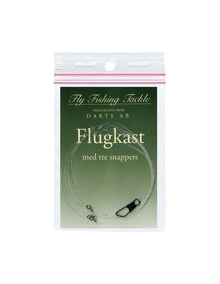 FLUGKAST med 3 snappers