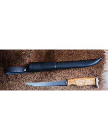 Filé kniv (Rostfritt stål, masurbjörk)