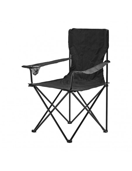 Campingstol Svart