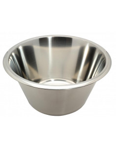 Matskål rostfri hög