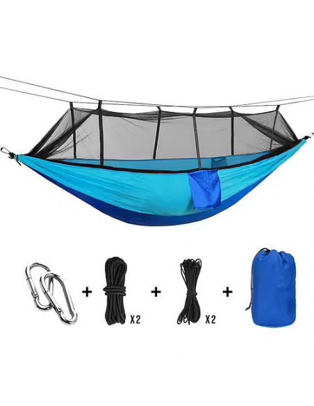 Hängmatta Parachute style med myggnät