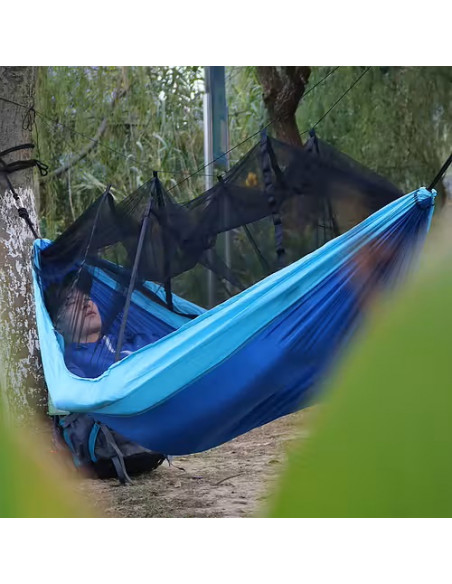 Hängmatta Parachute style med myggnät