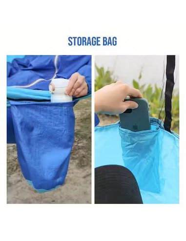 Hängmatta Parachute style med myggnät