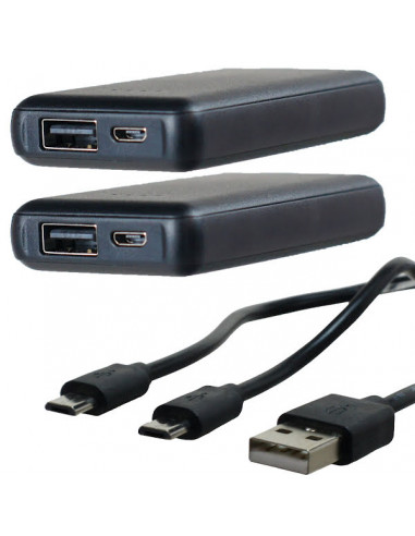 Avignon Värmevante, fingervante liner m. Powerbank