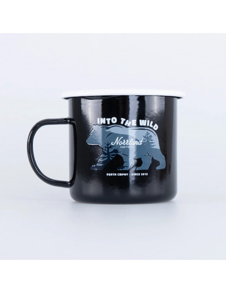 BEAR EMALJMUGG - BLACK