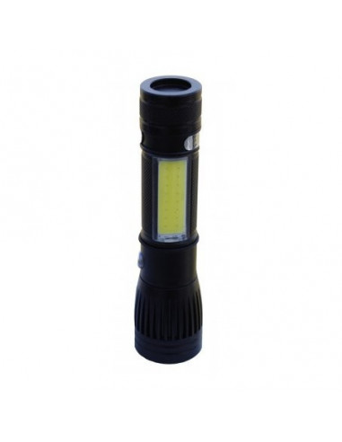 Ficklampa COB/ZOOM Laddbar