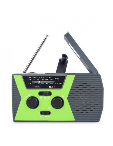 Vevradio, Powerbank, Solcell