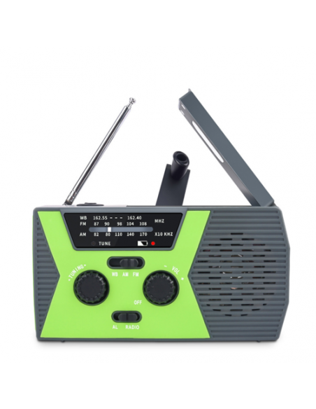 Vevradio, Powerbank, Solcell