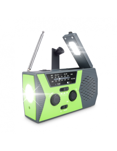 Vevradio, Powerbank, Solcell