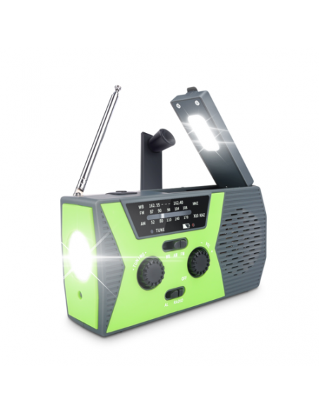 Vevradio, Powerbank, Solcell