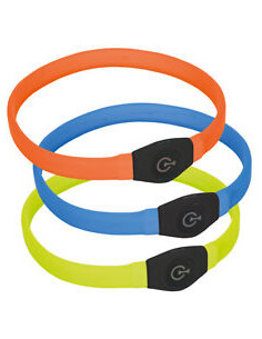 BLINKHALSBAND Justerbar med USB