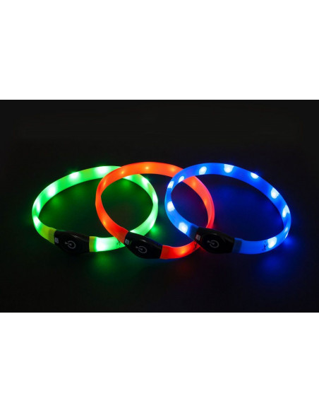 BLINKHALSBAND Justerbar med USB