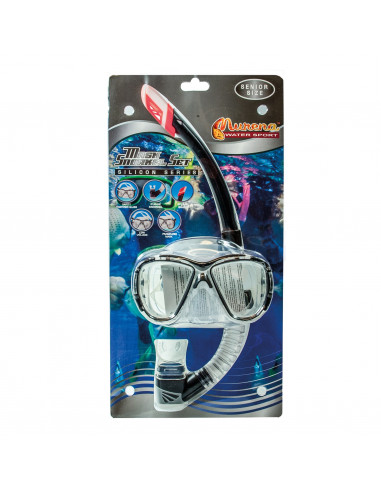 SILICON SERIES MASK AND SNORKEL - SENIOR